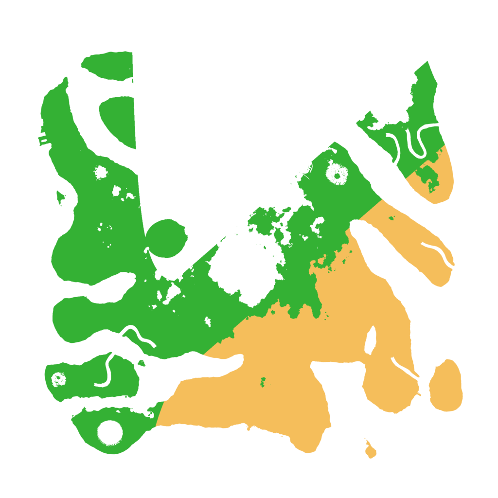 Biome Rust Map: Procedural Map, Size: 3500, Seed: 1650475