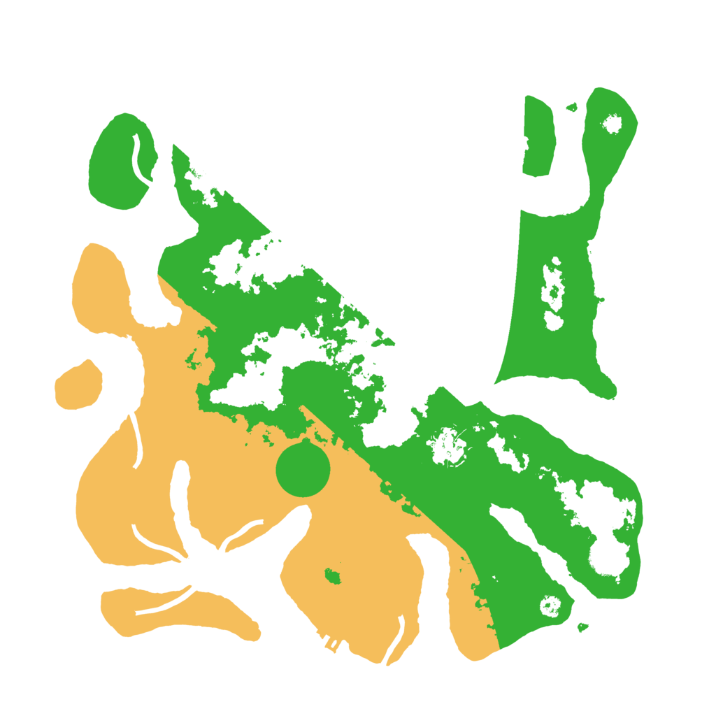 Biome Rust Map: Procedural Map, Size: 3500, Seed: 4134254