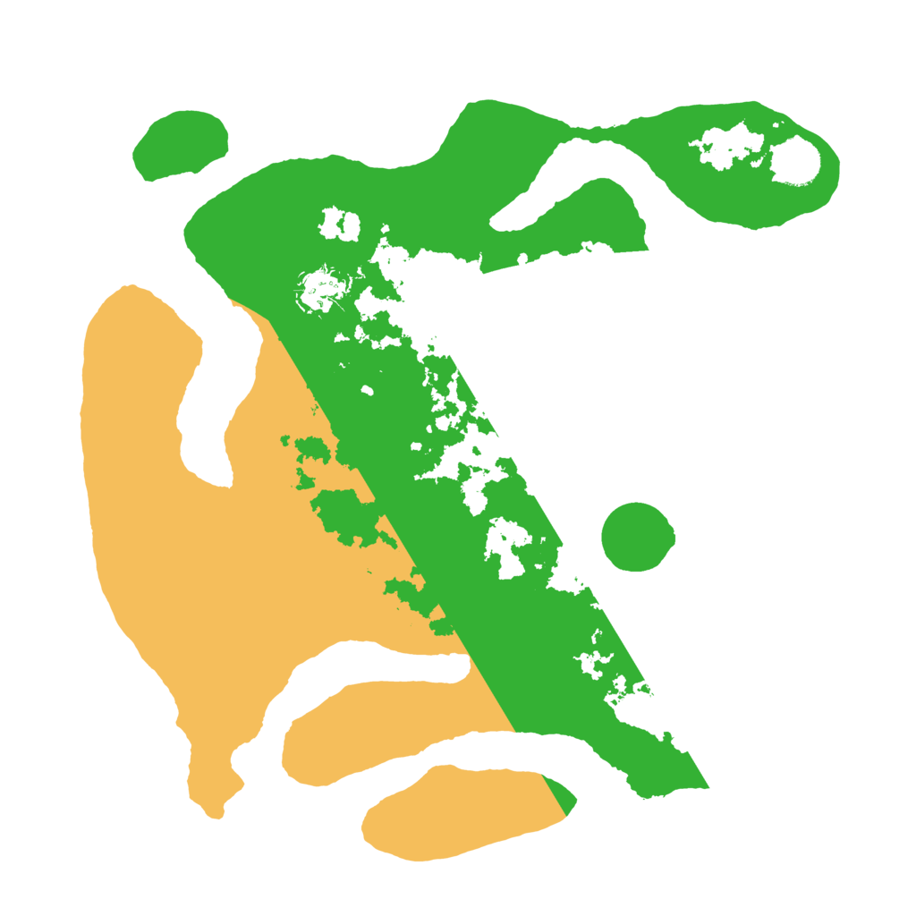 Biome Rust Map: Barren, Size: 3500, Seed: 2765394