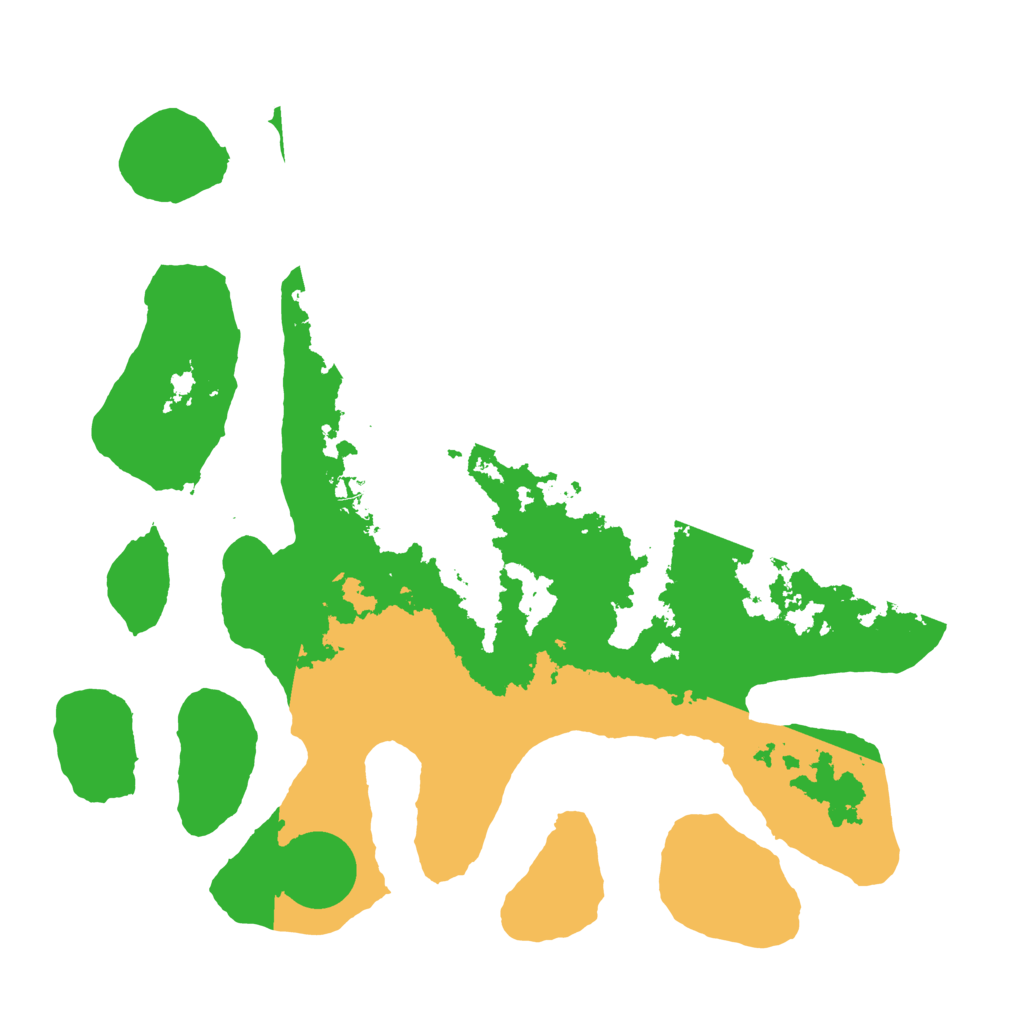 Biome Rust Map: Barren, Size: 3500, Seed: 4098843