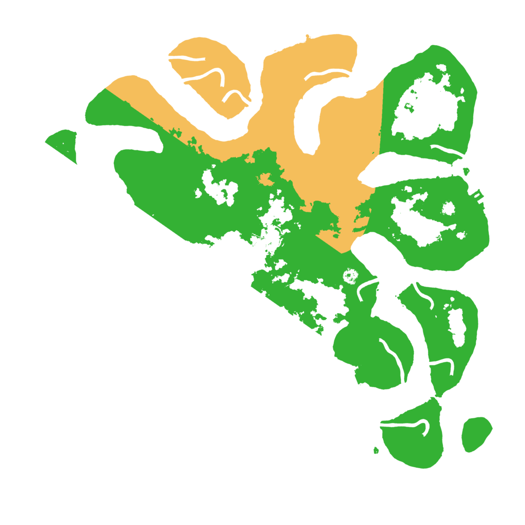 Biome Rust Map: Procedural Map, Size: 3550, Seed: 150329