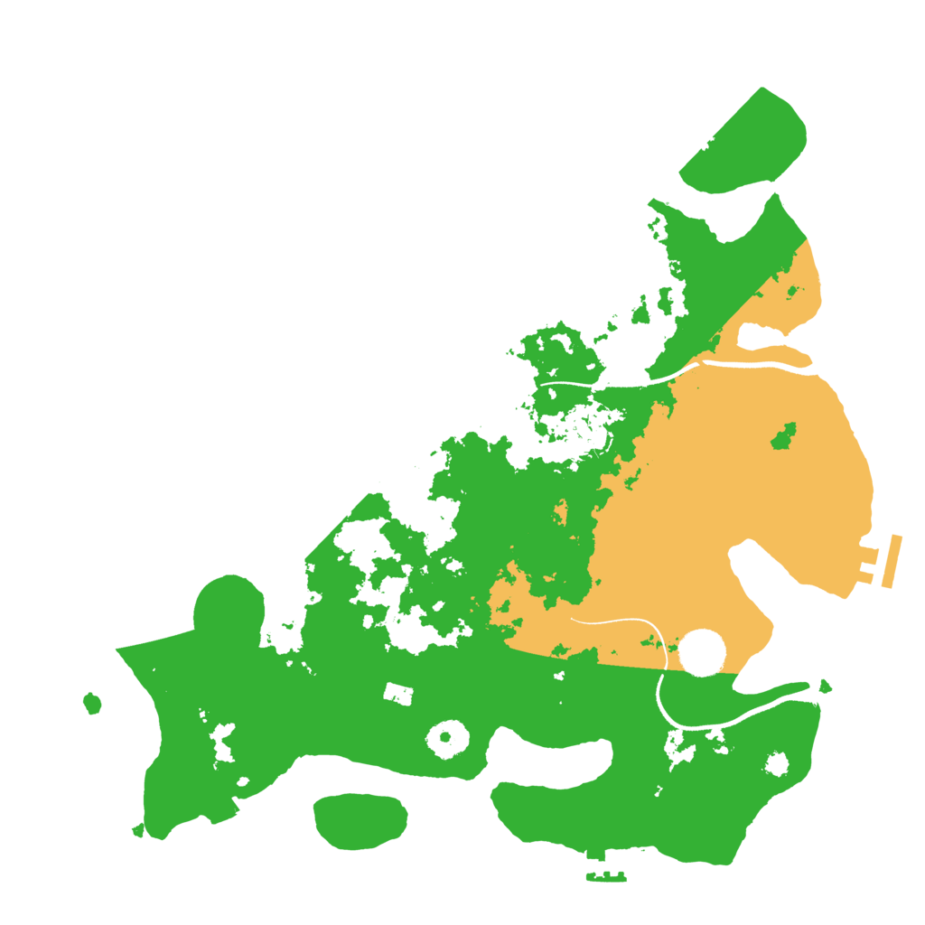 Biome Rust Map: Procedural Map, Size: 3500, Seed: 3471656