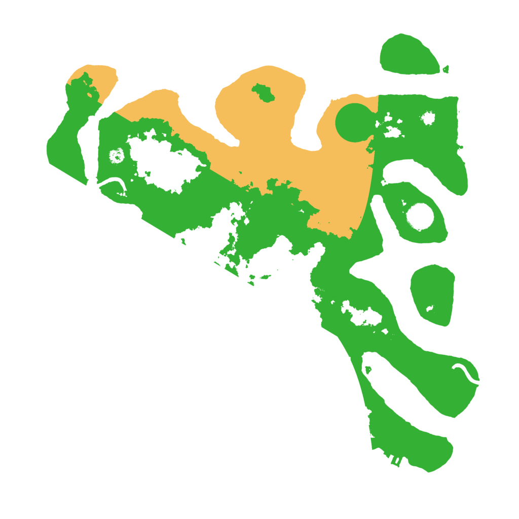 Biome Rust Map: Procedural Map, Size: 3500, Seed: 3345900