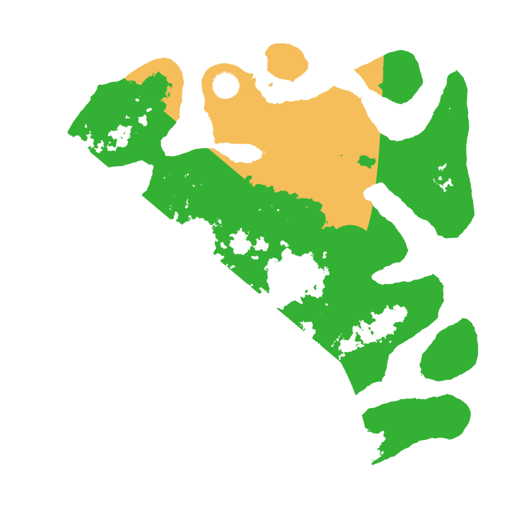 Biome Rust Map: Barren, Size: 3500, Seed: 1223827