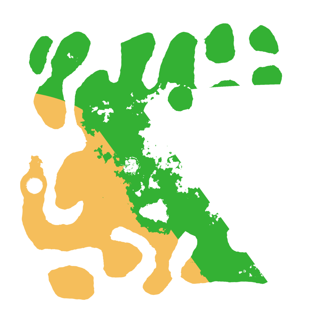 Biome Rust Map: Barren, Size: 3500, Seed: 2839491