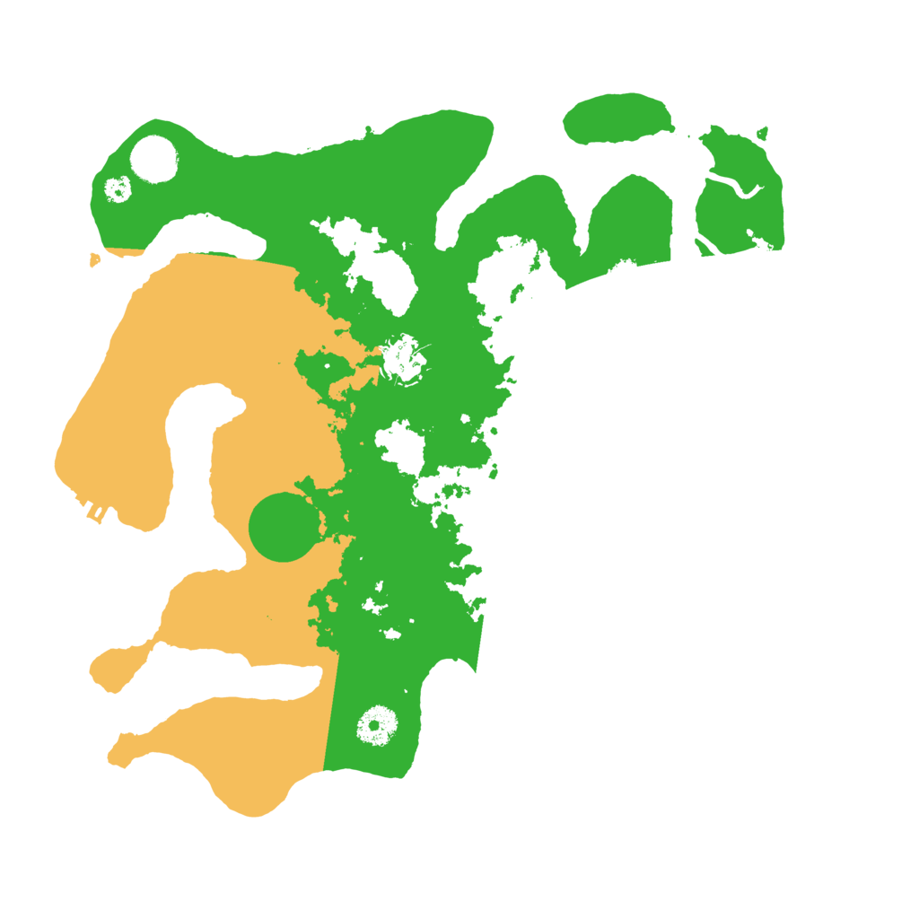 Biome Rust Map: Procedural Map, Size: 3500, Seed: 1858304