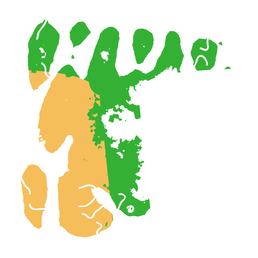 Biome Rust Map: Procedural Map, Size: 3500, Seed: 5758281