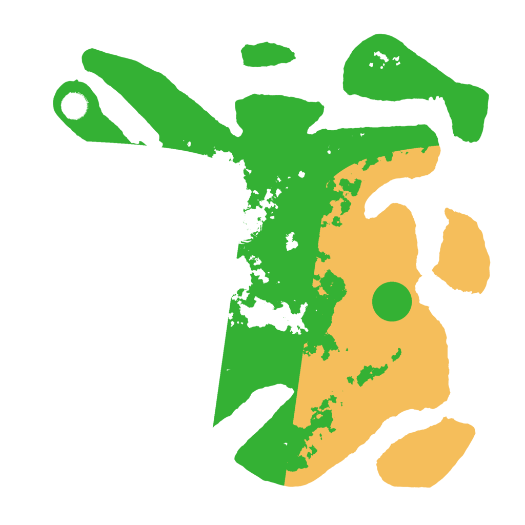 Biome Rust Map: Barren, Size: 3500, Seed: 1562238