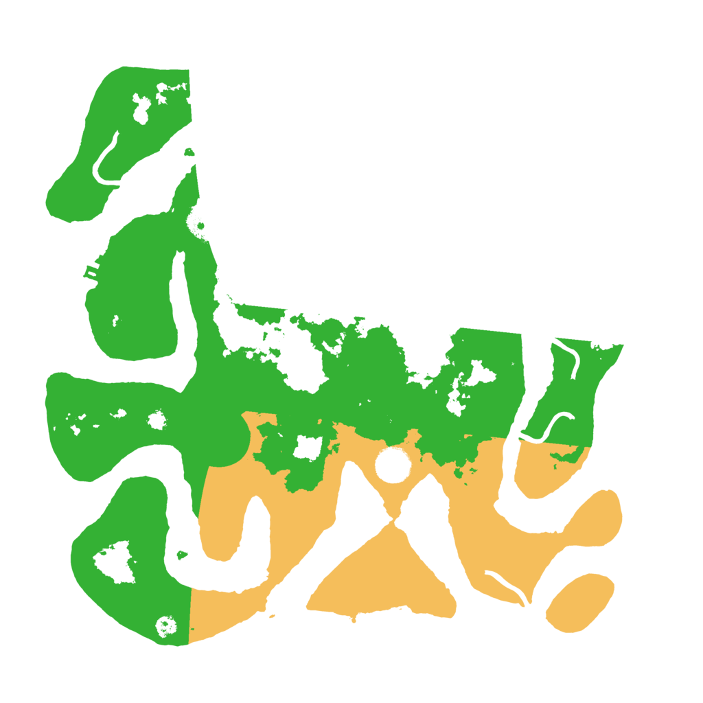 Biome Rust Map: Procedural Map, Size: 3500, Seed: 1347151