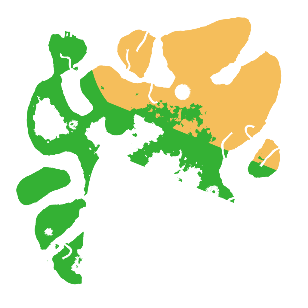 Biome Rust Map: Procedural Map, Size: 3500, Seed: 3717351