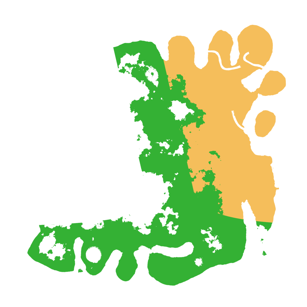 Biome Rust Map: Procedural Map, Size: 3500, Seed: 3626108