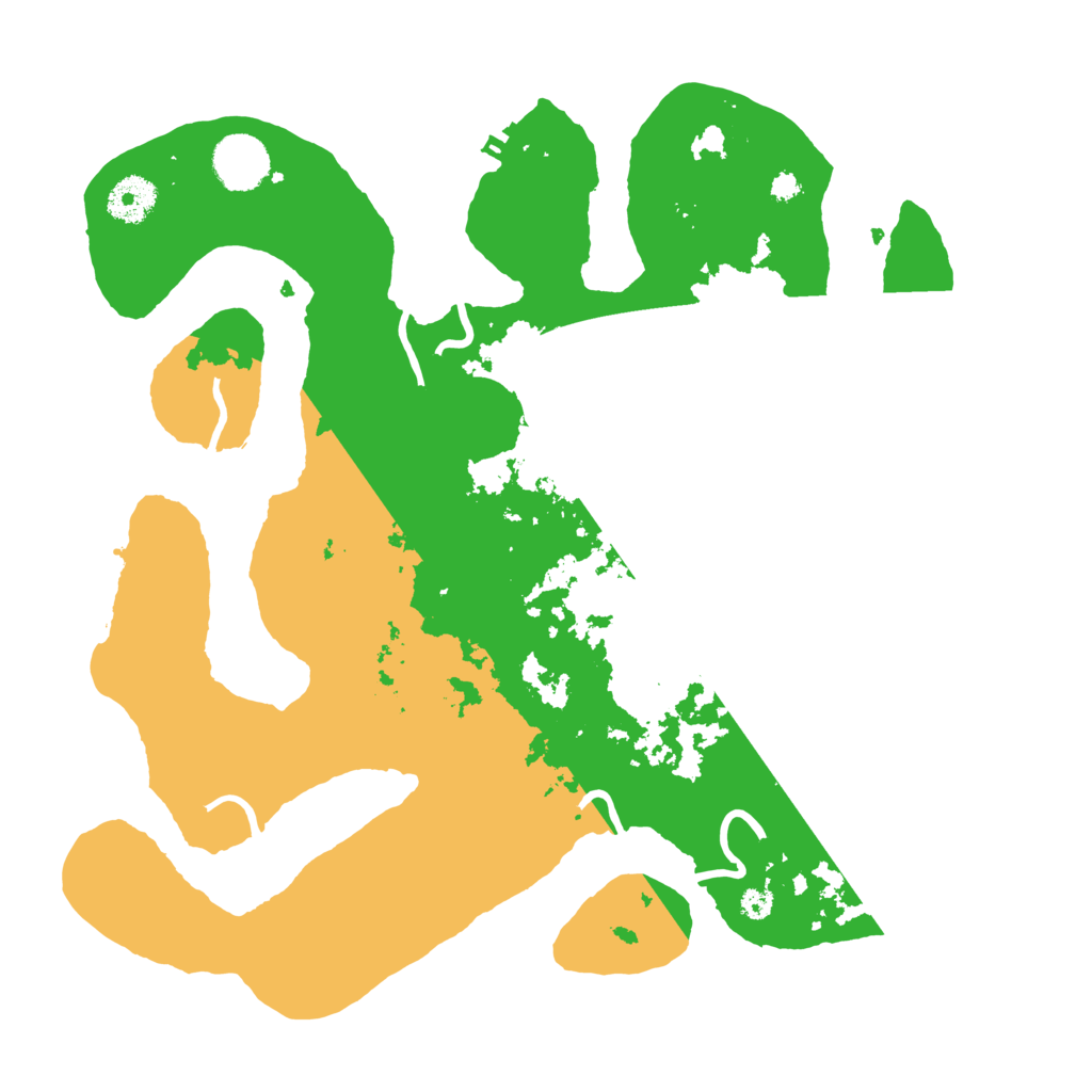 Biome Rust Map: Procedural Map, Size: 3500, Seed: 4522602