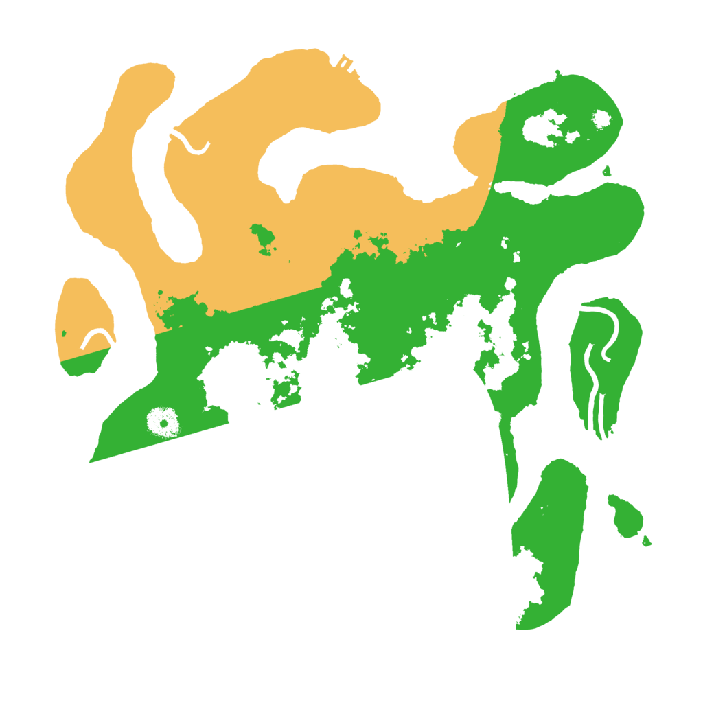 Biome Rust Map: Procedural Map, Size: 3500, Seed: 1751123