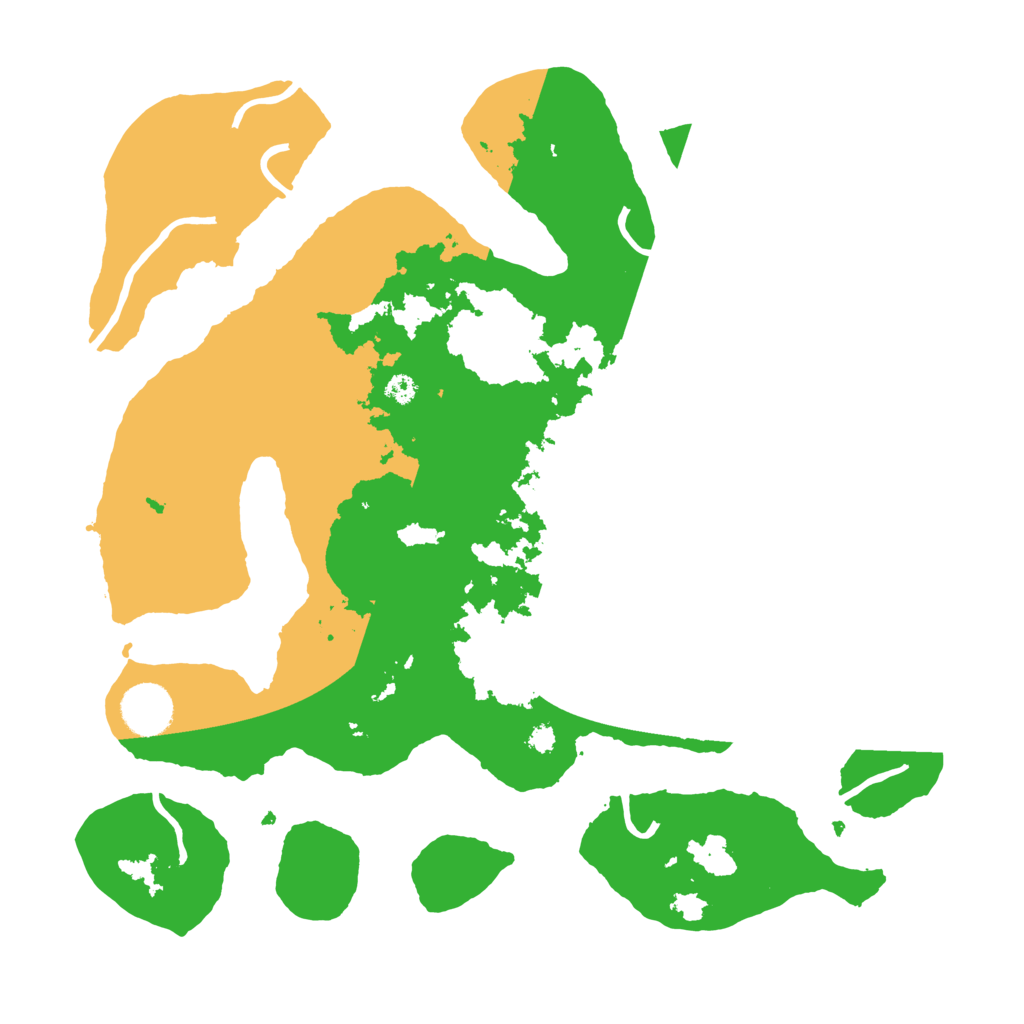 Biome Rust Map: Procedural Map, Size: 3500, Seed: 3406149