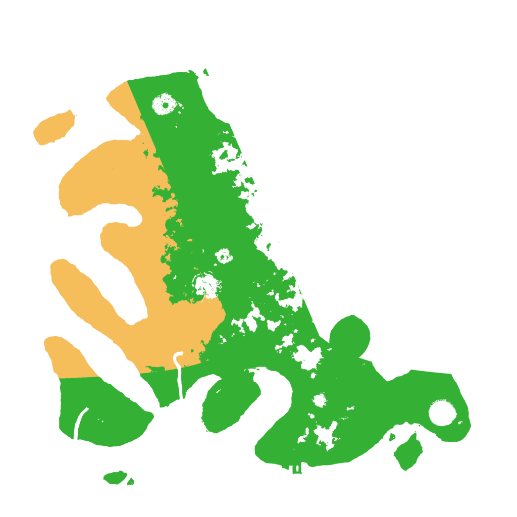 Biome Rust Map: Procedural Map, Size: 3500, Seed: 3261329