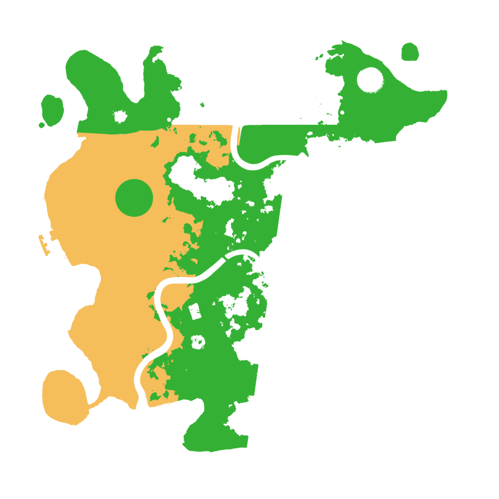 Biome Rust Map: Procedural Map, Size: 3500, Seed: 2134101116