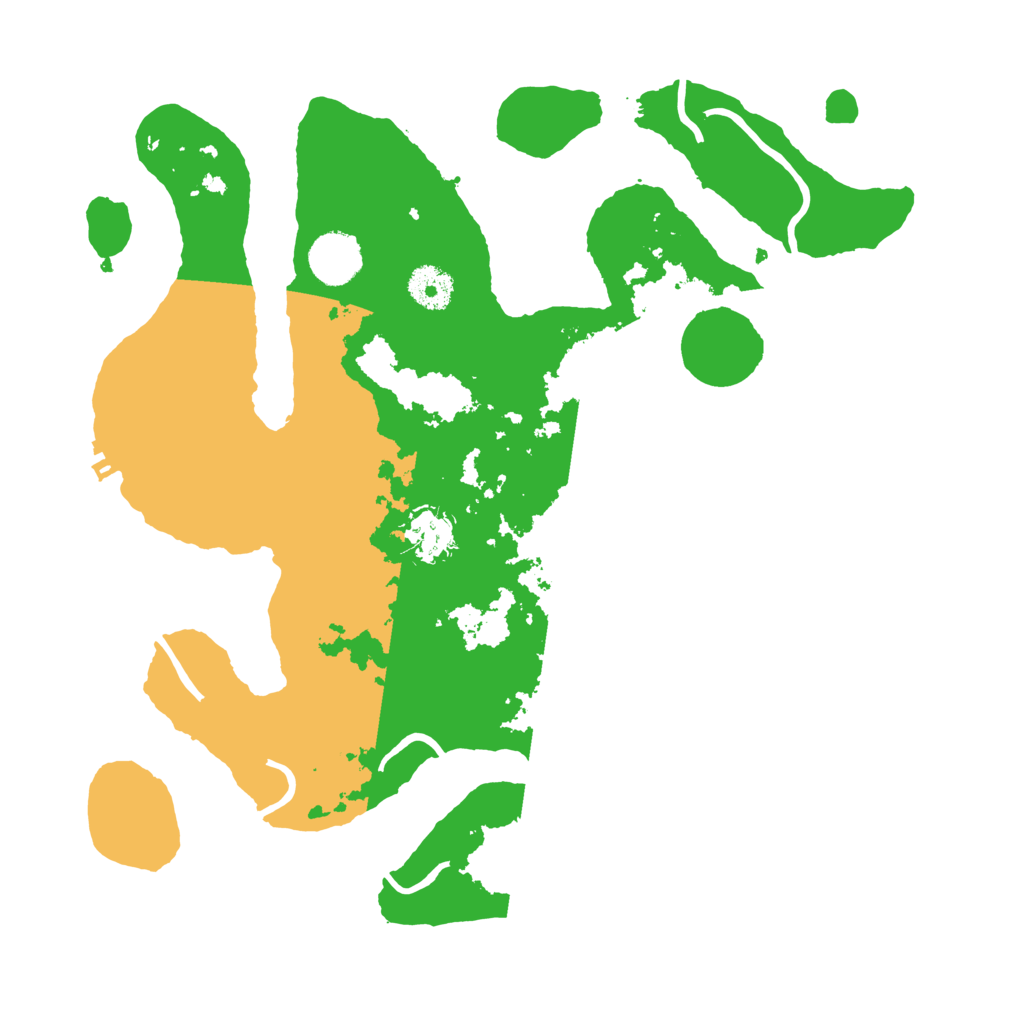 Biome Rust Map: Procedural Map, Size: 3500, Seed: 2134101116