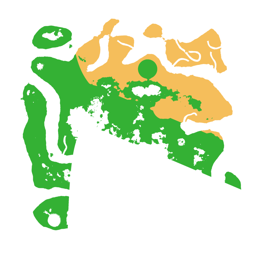 Biome Rust Map: Procedural Map, Size: 3500, Seed: 5198346