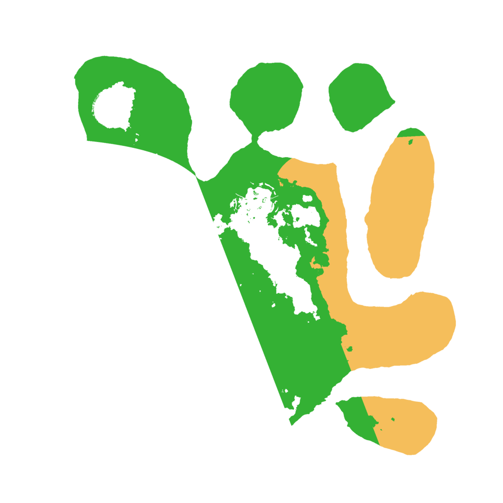 Biome Rust Map: Barren, Size: 2500, Seed: 4908555