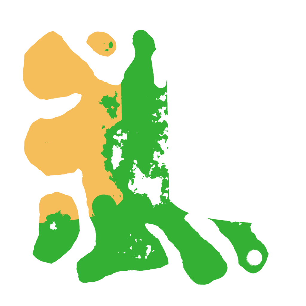 Biome Rust Map: Barren, Size: 3500, Seed: 3829310