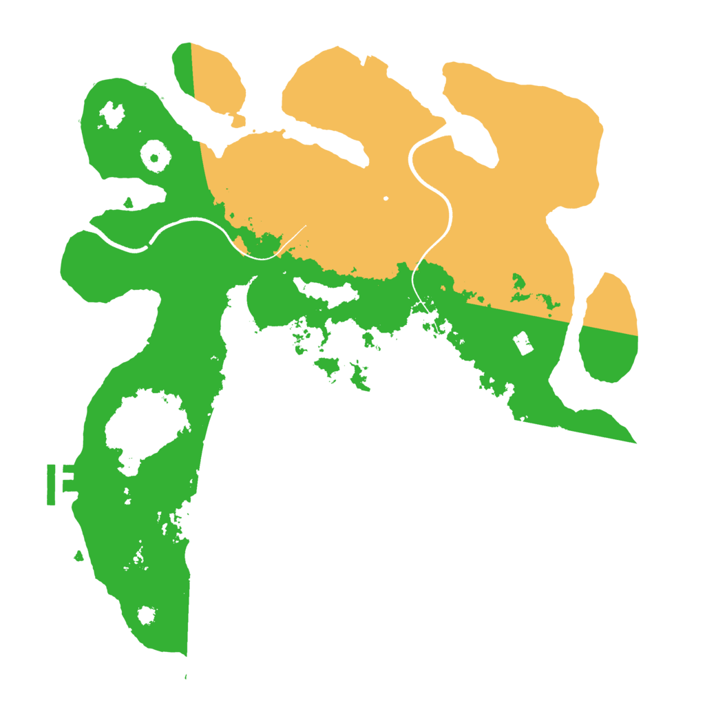 Biome Rust Map: Procedural Map, Size: 3500, Seed: 3211250