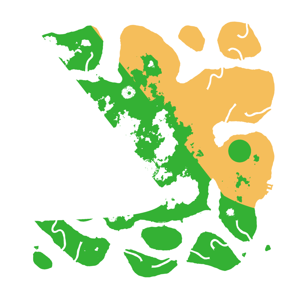 Biome Rust Map: Procedural Map, Size: 3500, Seed: 3350657