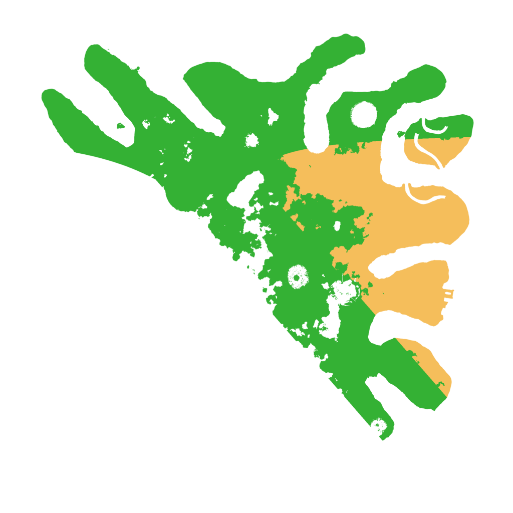 Biome Rust Map: Procedural Map, Size: 3500, Seed: 5956190