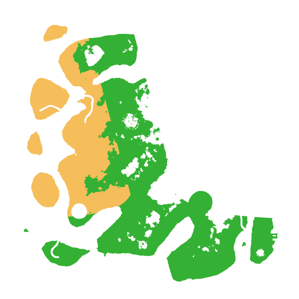 Biome Rust Map: Procedural Map, Size: 3500, Seed: 4626300