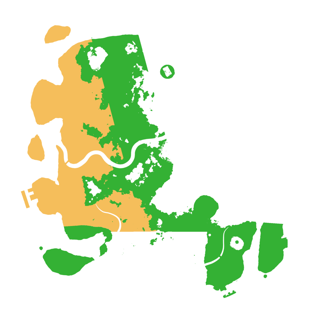 Biome Rust Map: Procedural Map, Size: 3500, Seed: 4626300