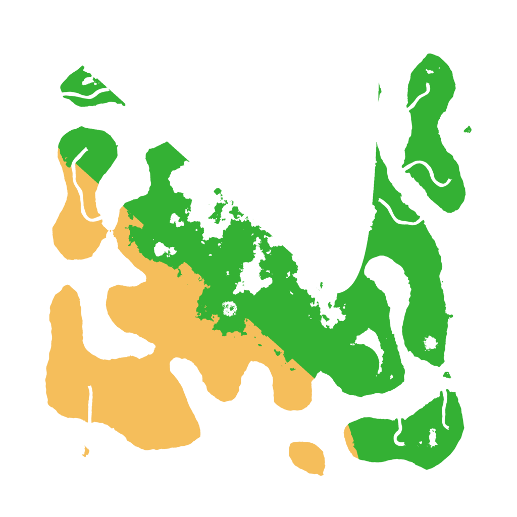 Biome Rust Map: Procedural Map, Size: 3500, Seed: 544455