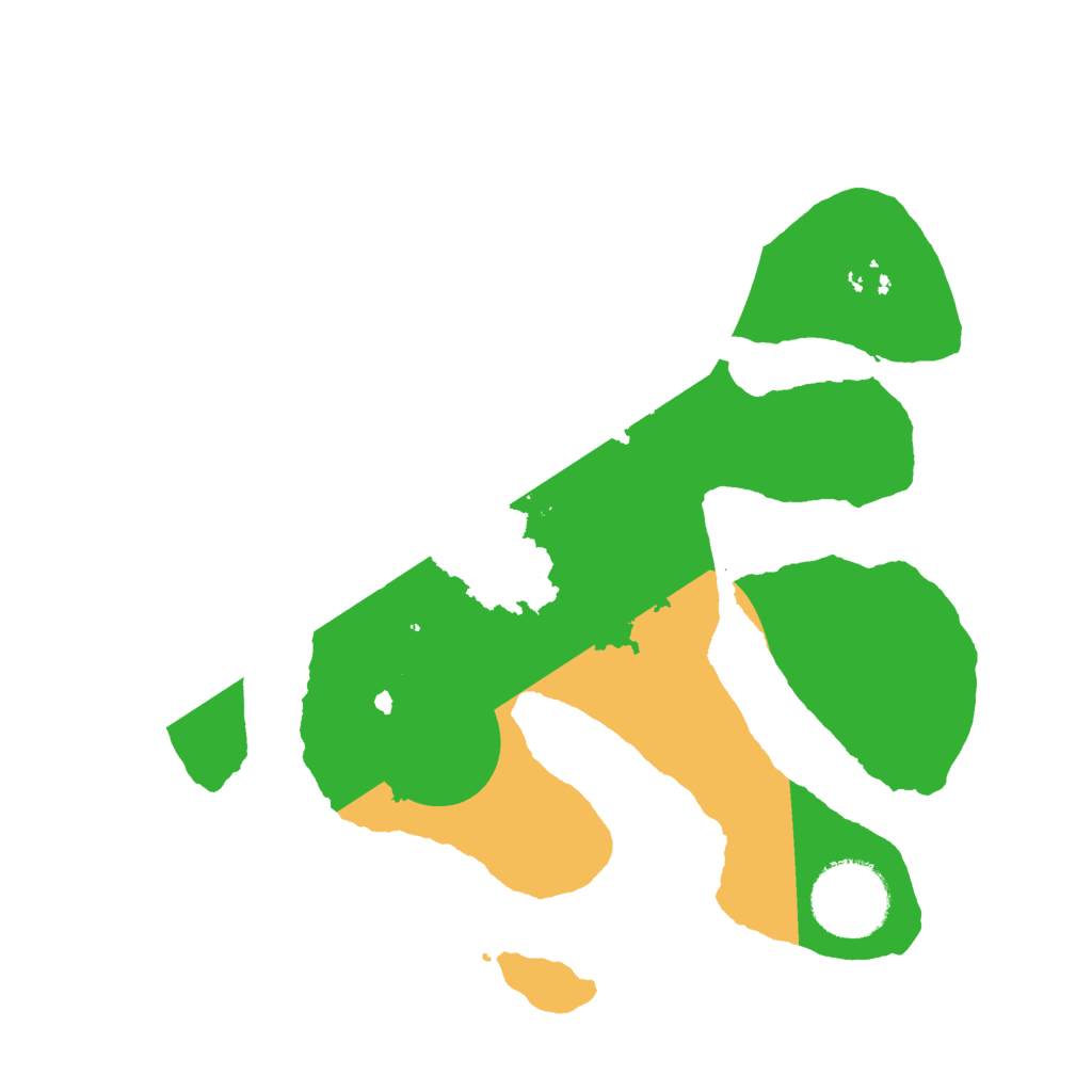 Biome Rust Map: Barren, Size: 2500, Seed: 583326