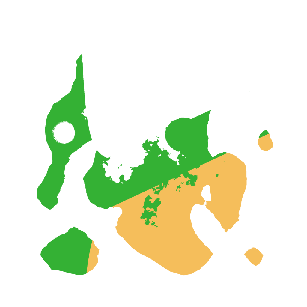 Biome Rust Map: Barren, Size: 2500, Seed: 1608099