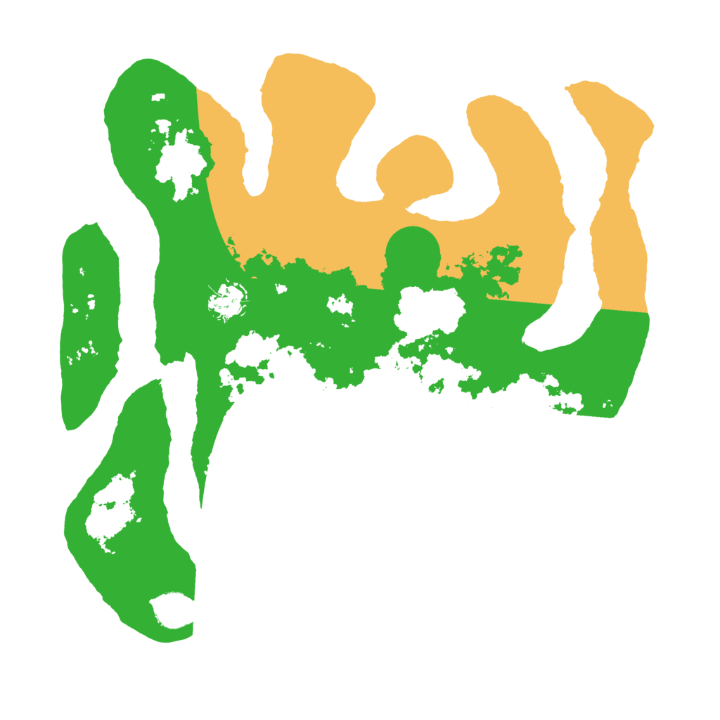 Biome Rust Map: Barren, Size: 3500, Seed: 1803921