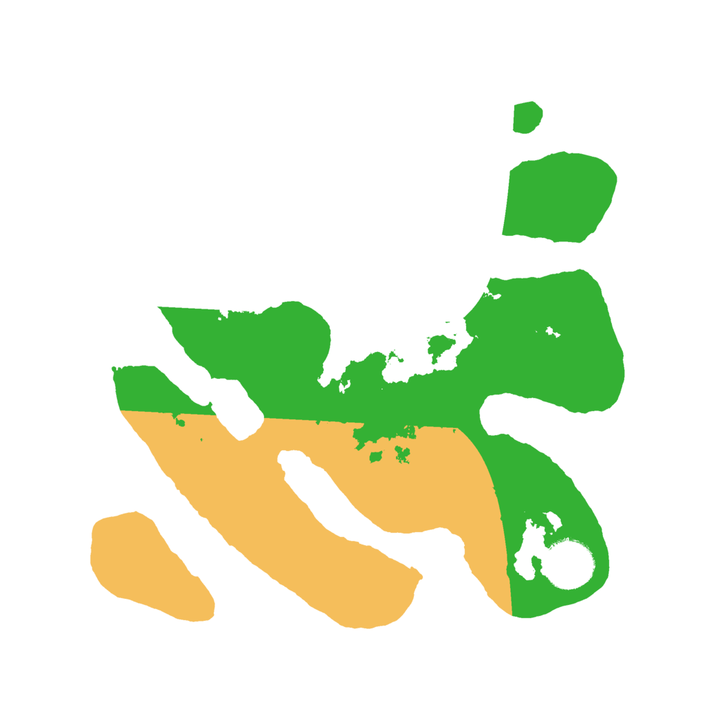 Biome Rust Map: Barren, Size: 2500, Seed: 3890075