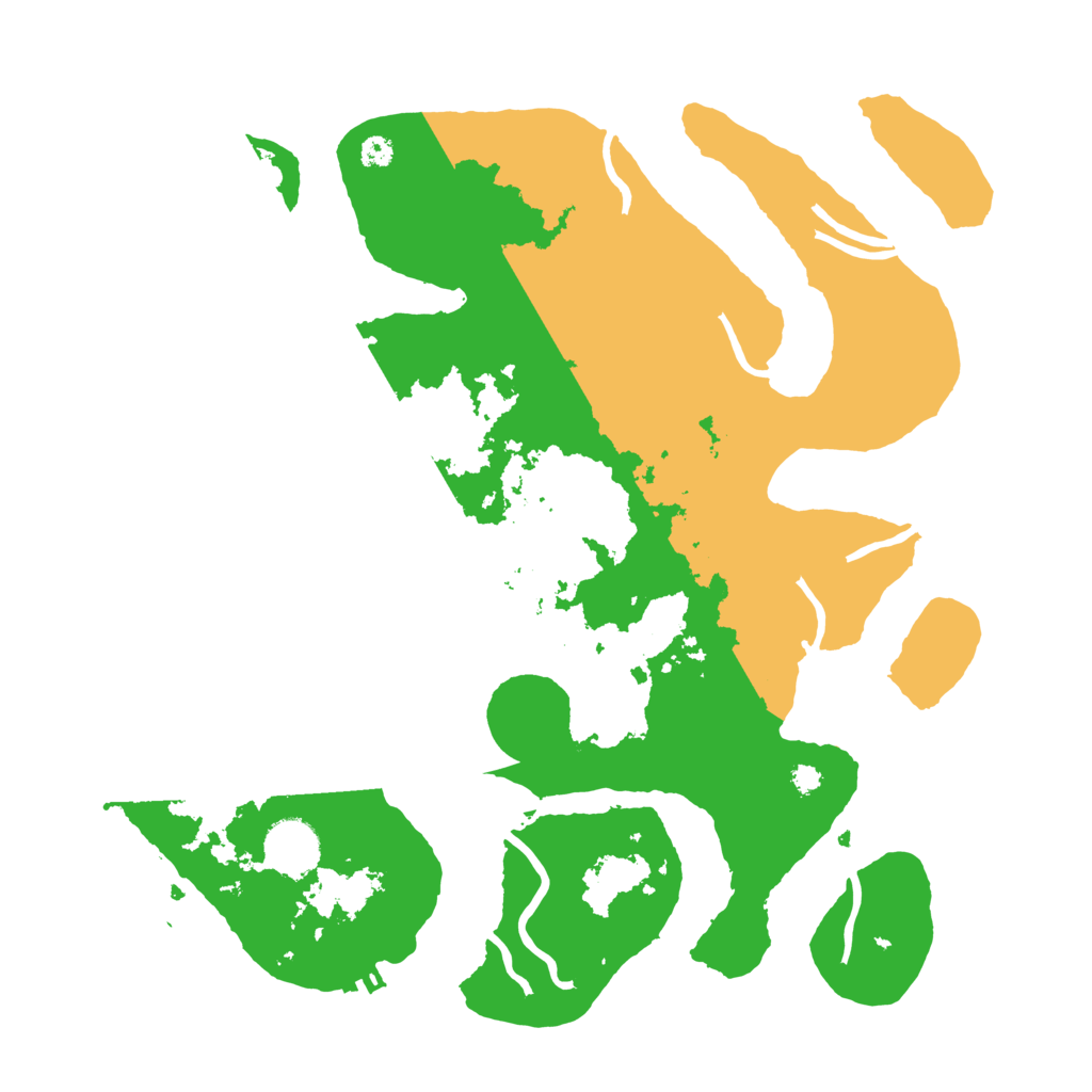 Biome Rust Map: Procedural Map, Size: 3500, Seed: 2170231