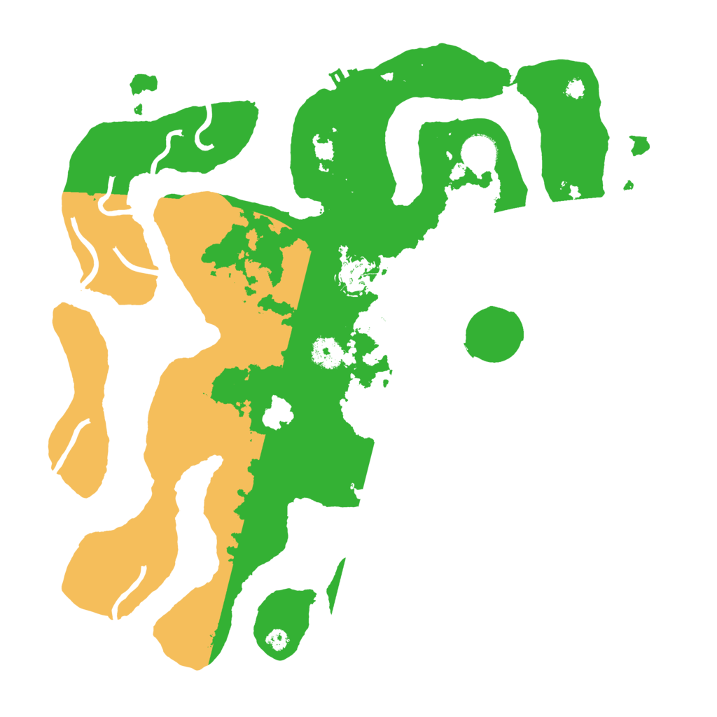 Biome Rust Map: Procedural Map, Size: 3500, Seed: 6148420