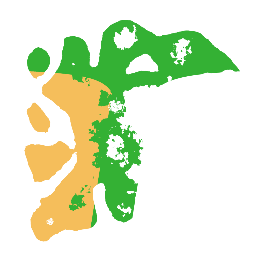 Biome Rust Map: Barren, Size: 3500, Seed: 1437410