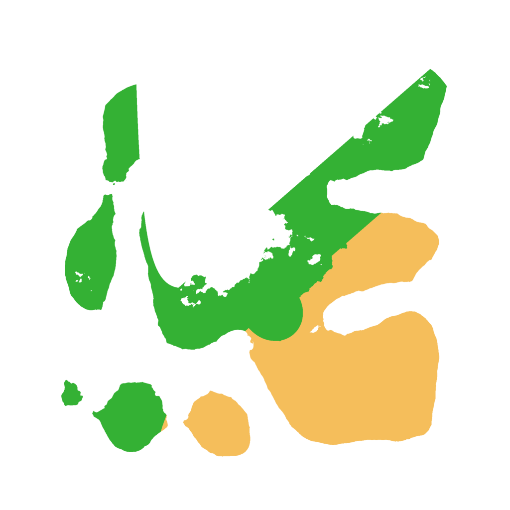 Biome Rust Map: Barren, Size: 2500, Seed: 3213