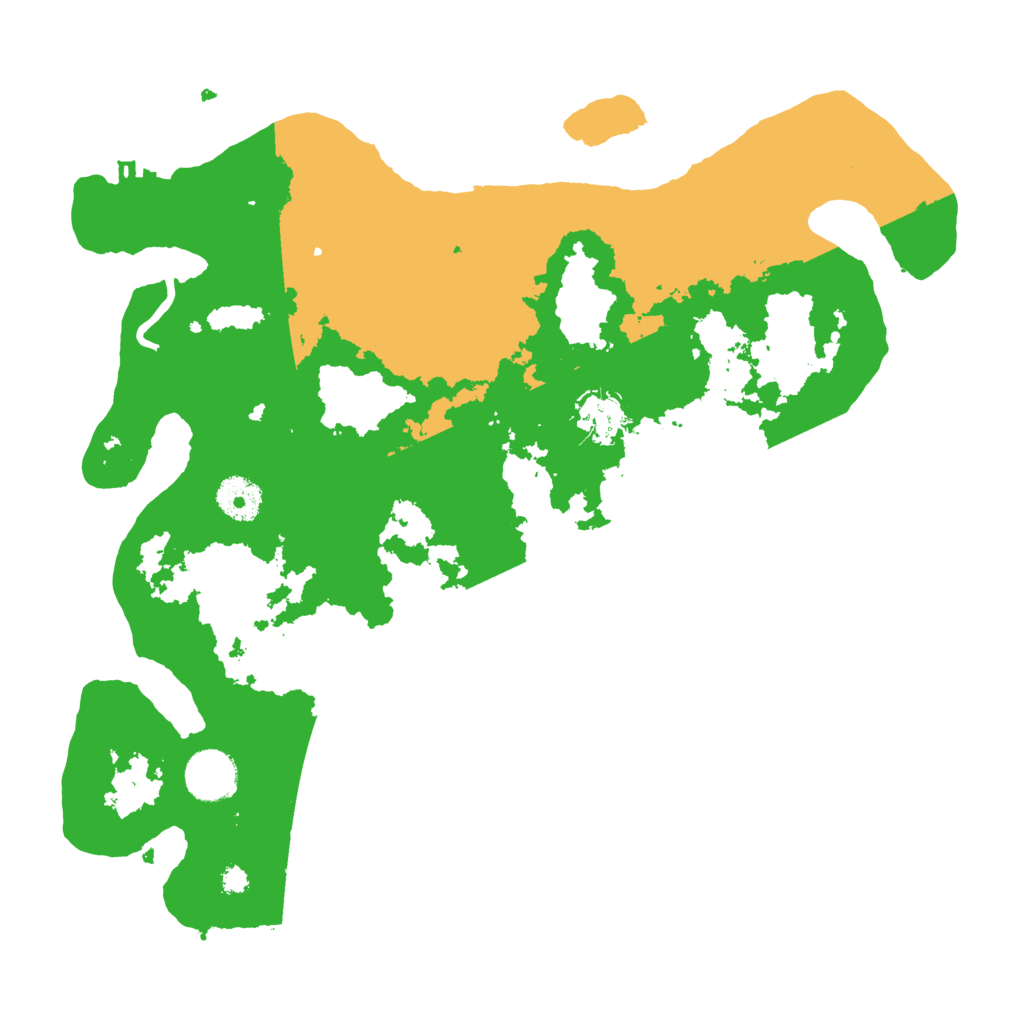 Biome Rust Map: Procedural Map, Size: 3500, Seed: 3245291