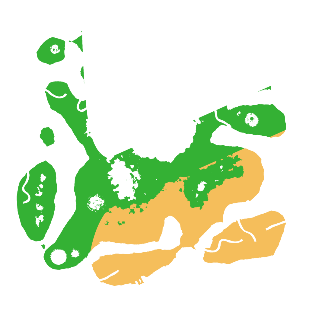 Biome Rust Map: Procedural Map, Size: 3500, Seed: 3038798