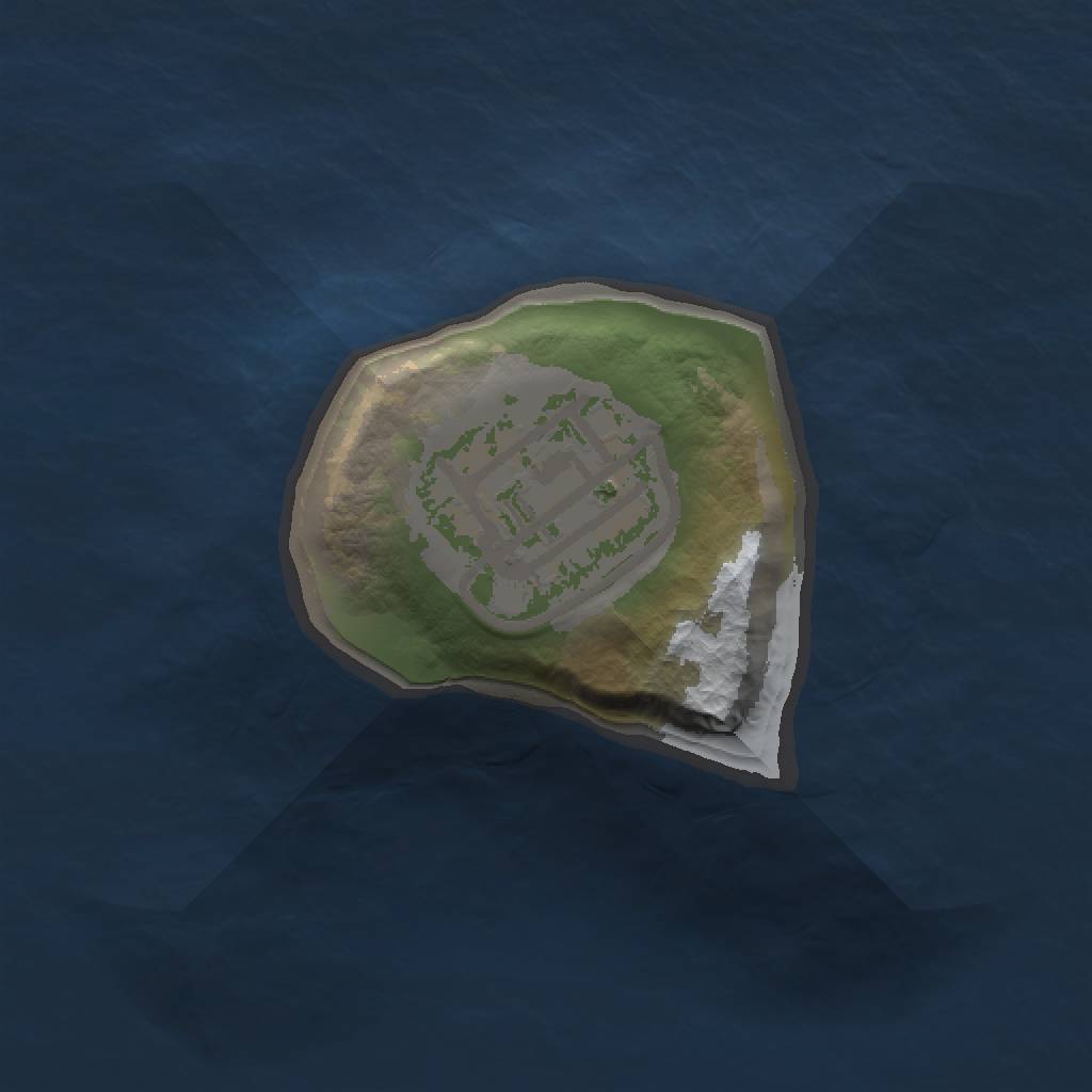 Rust Map: Barren, Size: 1000, Seed: 14734, 3 Monuments