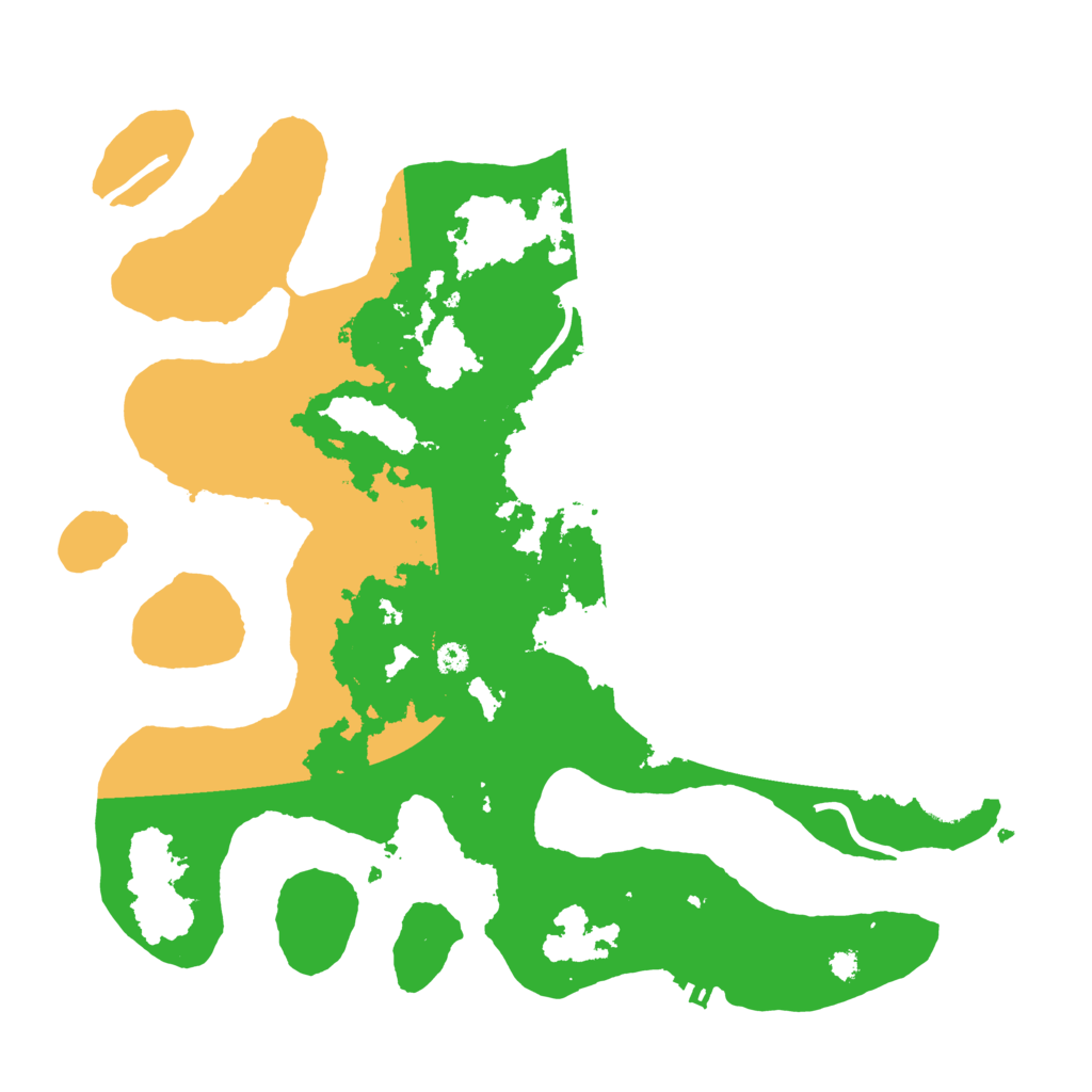 Biome Rust Map: Procedural Map, Size: 3500, Seed: 4539069