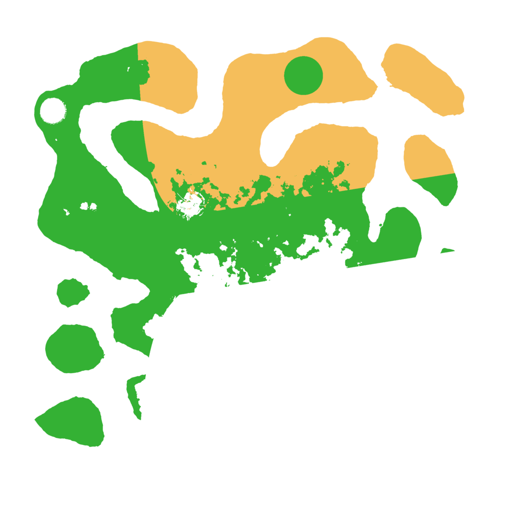 Biome Rust Map: Barren, Size: 3500, Seed: 4703780