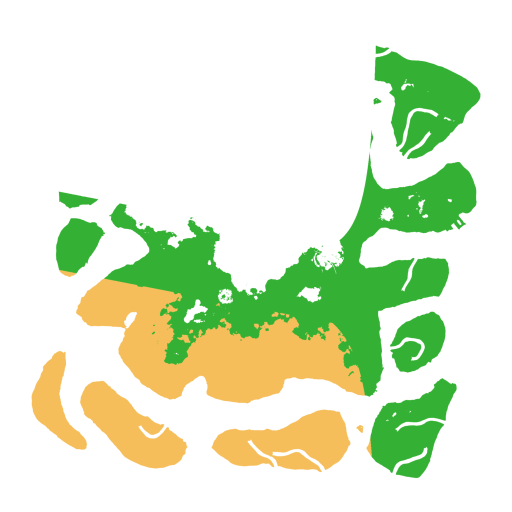 Biome Rust Map: Procedural Map, Size: 3500, Seed: 6251652