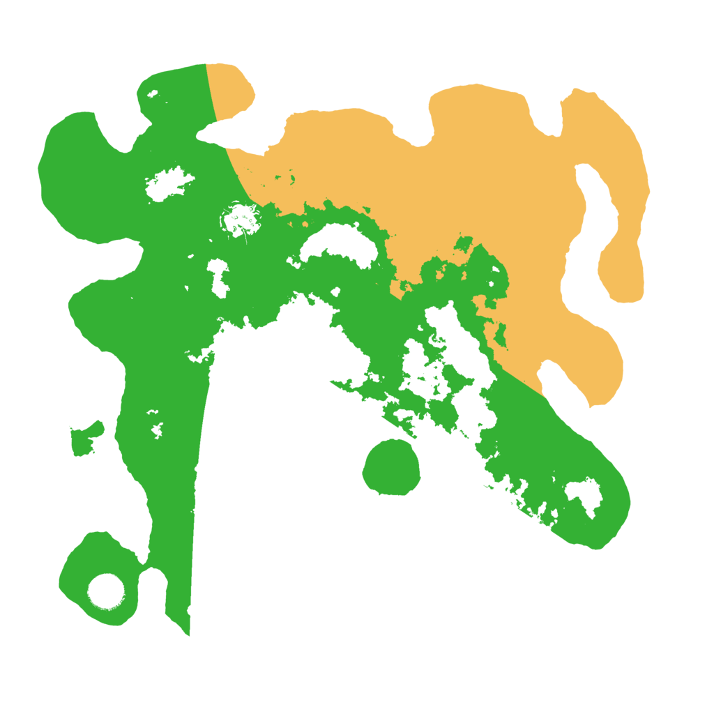 Biome Rust Map: Barren, Size: 3500, Seed: 4523489