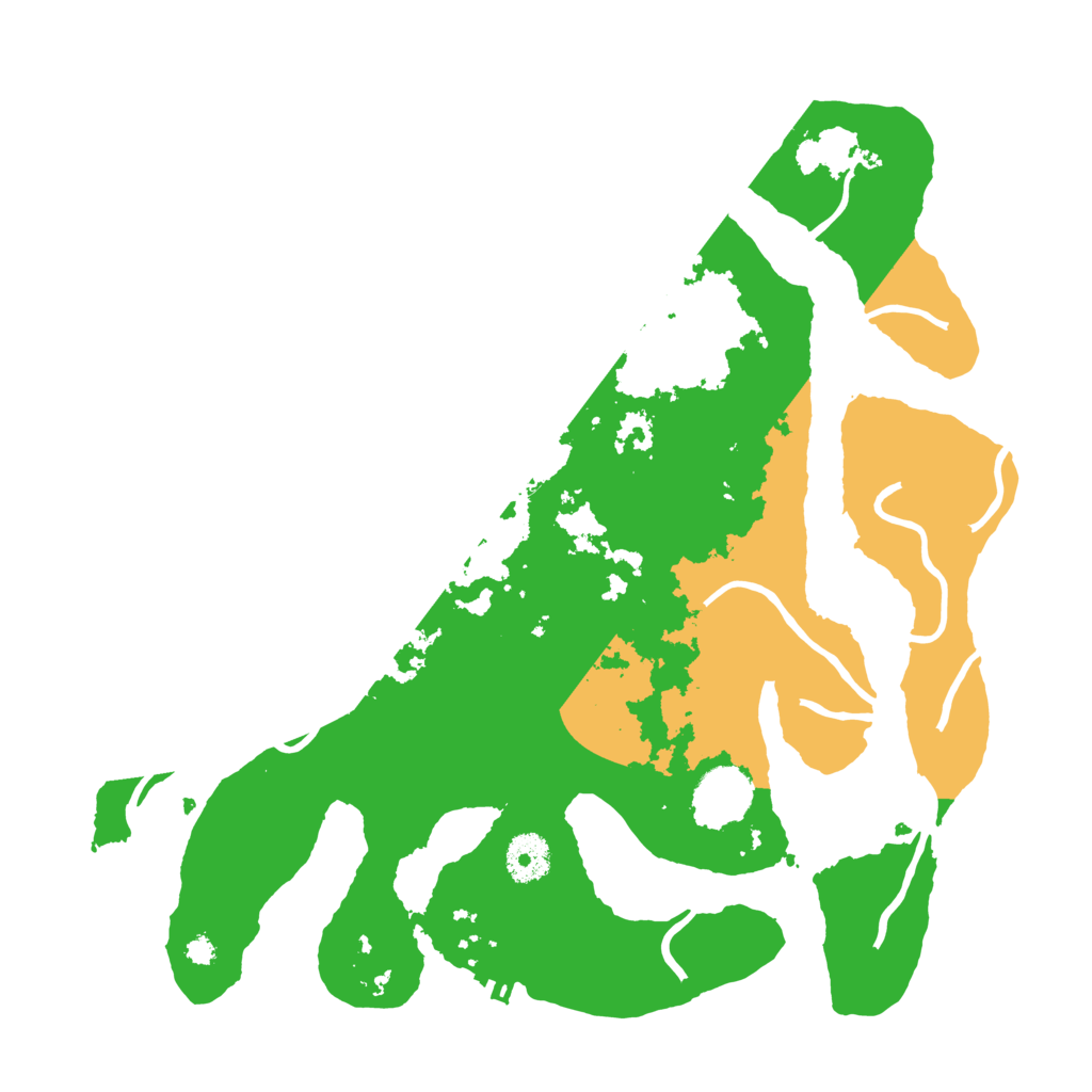 Biome Rust Map: Procedural Map, Size: 3500, Seed: 1708700