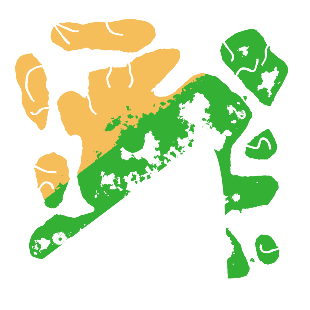 Biome Rust Map: Procedural Map, Size: 3500, Seed: 20205