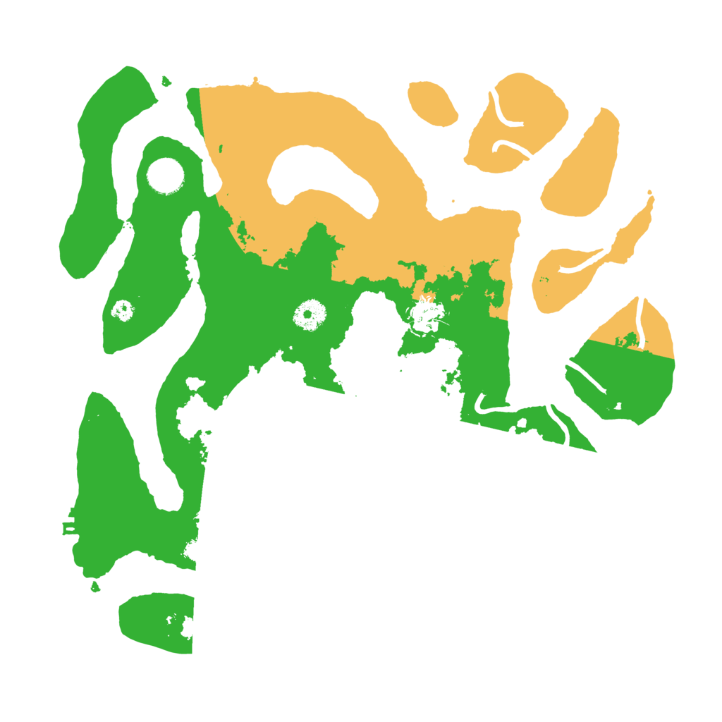 Biome Rust Map: Procedural Map, Size: 3500, Seed: 5031