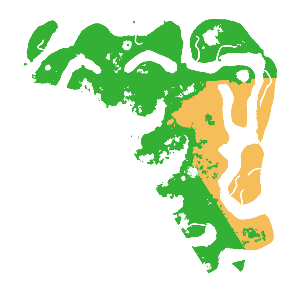 Biome Rust Map: Procedural Map, Size: 4500, Seed: 7645845