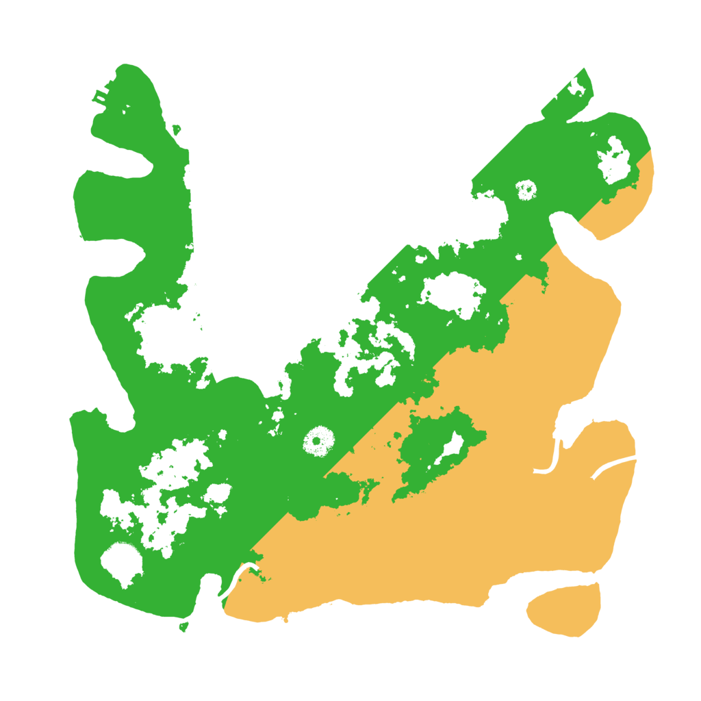 Biome Rust Map: Procedural Map, Size: 3500, Seed: 720516